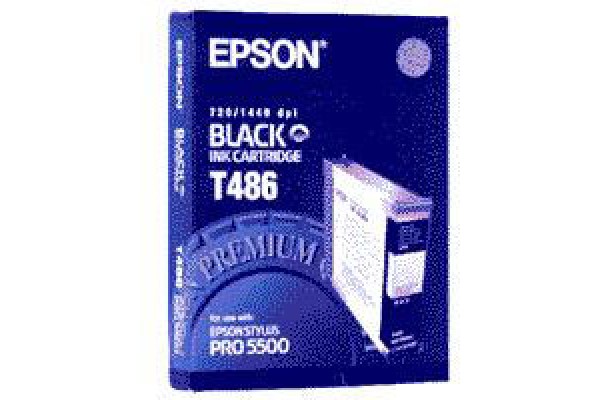 Epson Wide Format T486 Photo Black Ink Cartridge.