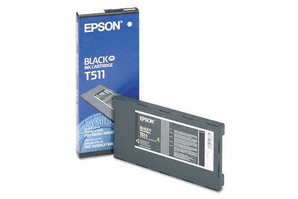 Epson Wide Format T511 Black Ink Cartridge.