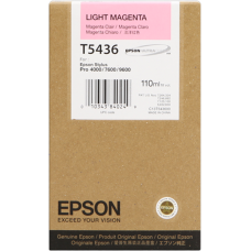 Epson Wide Format T5436 Light Magenta Ink Cartridge.