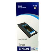 Epson Wide Format T5492 Cyan Ink Cartridge.