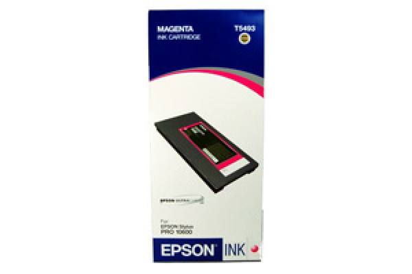 Epson Wide Format T5493 Magenta Ink Cartridge.