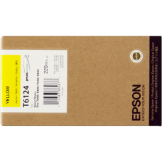 Epson Wide Format T6124 Yellow Ink Cartridge.