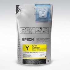 Epson Wide Format T7414 Yellow Ink Cartridge.