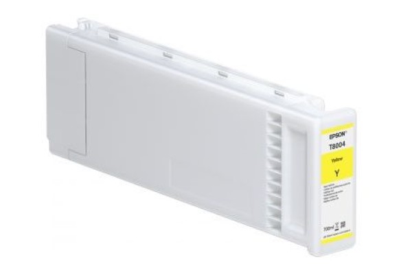 Epson Wide Format T8004 Yellow Ink Cartridge.