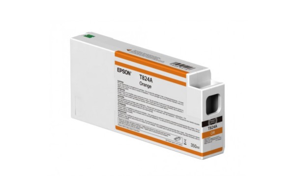 Epson Wide Format T824A Orange Ink Cartridge.