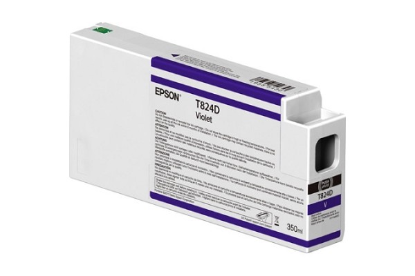 Epson Wide Format T824D Violet Ink Cartridge.