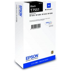 Epson WorkForce Pro T7551 XL Black Ink Cartridge.