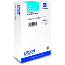 Epson WorkForce Pro T7552 XXL Cyan Ink Cartridge.