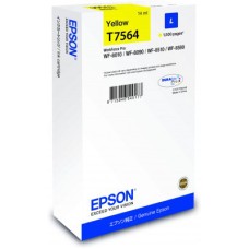 Epson WorkForce Pro T7564 Yellow Ink Cartridge.
