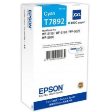 Epson WorkForce Pro T7892 Cyan Ink Cartridge.