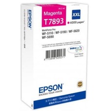 Epson WorkForce Pro T7893 Magenta Ink Cartridge.