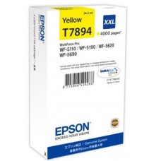 Epson WorkForce Pro T7894 Yellow Ink Cartridge.