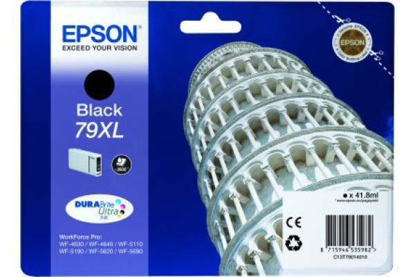 Epson WorkForce Pro T7901 Black Ink Cartridge.