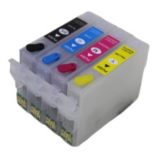 Refillable Cartridge Set Compatible with Epson 603 & 603XL, Starfish Series Cartridges.