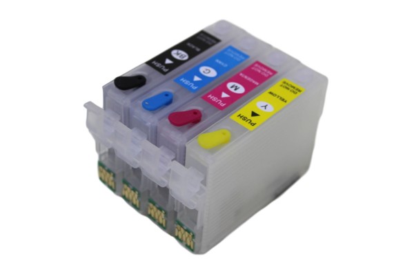 Refillable Cartridge Set Compatible with Epson 603 & 603XL, Starfish Series Cartridges.