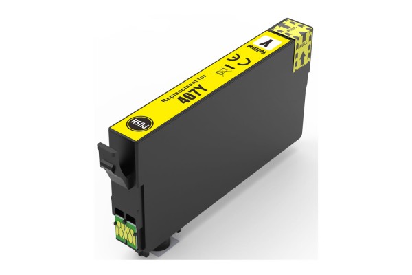 Yellow Compatible Ink Cartridge to replace a Epson EP-407 Ink Cartridge.\n.
